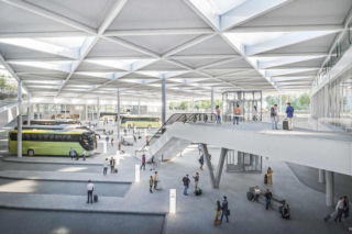 Nowy centralny dworzec autobusowy w Wiedniu - wizualizacje