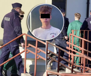 Zabójstwo 16-letniej Mai z Mławy. Podejrzany Bartosz G. doprowadzony do prokuratury! [ZDJĘCIA]