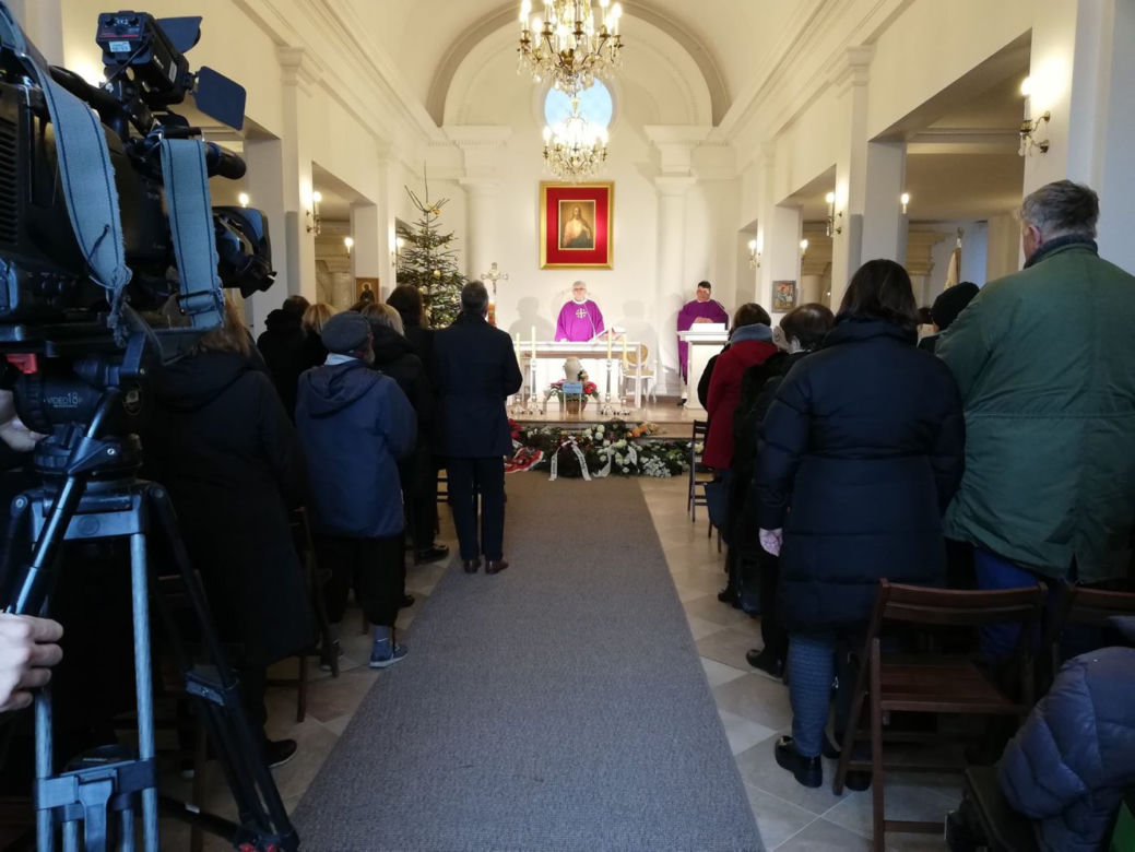Pogrzeb dziennikarza Krzysztofa Leskiego