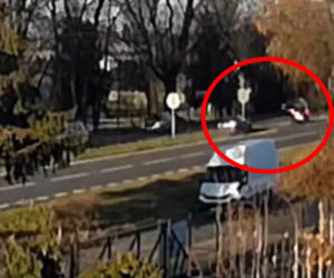 Wypadek w Ustroniu. Nagranie z monitoringu wiele wyjaśnia