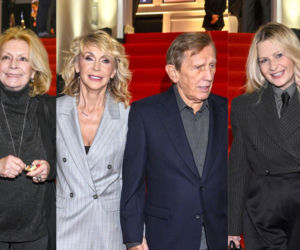 Jan Englert z żoną i córką na premierze filmu o sobie. Na czerwonym dywanie Stenka, Kożuchowska, Dygant