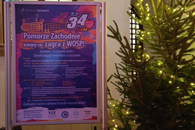 34. finał WOŚP na Zamku Książąt Pomorskich w Szczecinie