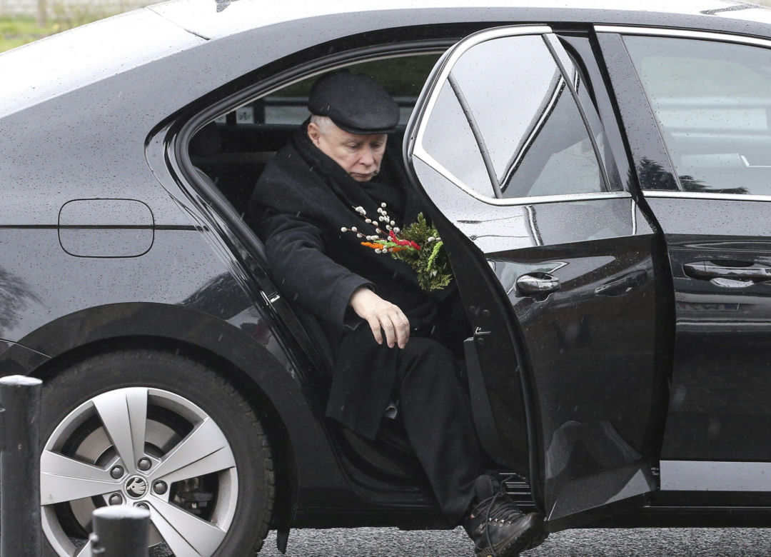 Jarosław Kaczyński w Niedzielę Palmową
