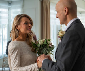 Na dobre i na złe odc. 988. Agata Woźnicka (Emilia Komarnicka), Rafał Konica (Robert Koszucki)