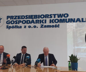 Podpisanie umowy Modernizację gpospodarki wodno-ściekowej w aglomeracji Zamość