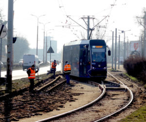MPK Wrocław remontuje torowisko na ul. Kutnowskiej