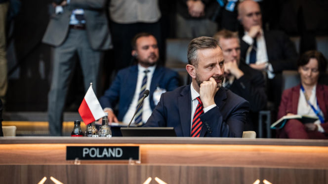 wicepremier - minister obrony narodowej Władysław Kosiniak-Kamysz wziął udział w spotkaniu ministrów obrony NATO w Brukseli