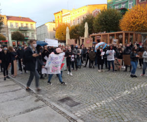 środowy protest w Lesznie