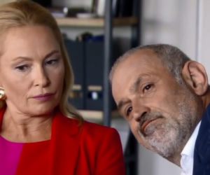 O mnie się nie martw 3 sezon odc. 6. Marek Kaszuba (Krzysztof Stelmaszyk), Renata (Katarzyna Gniewkowska)