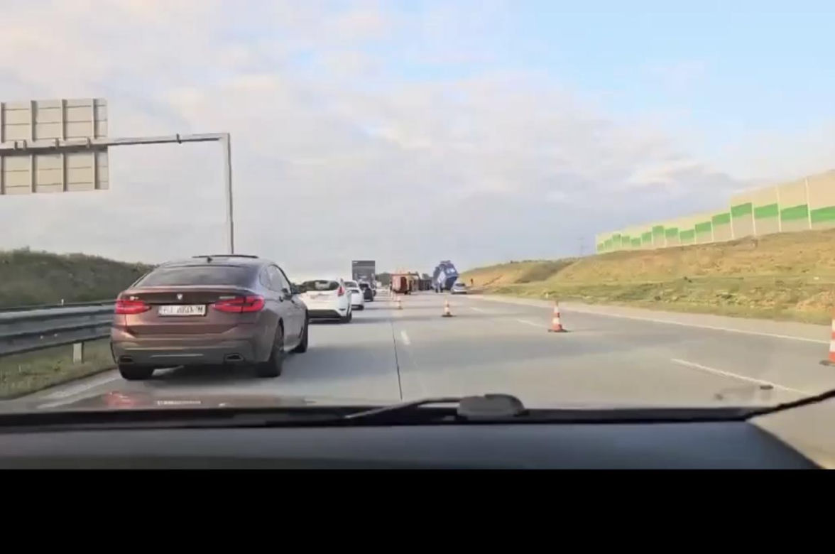 Ciężarówka na A1