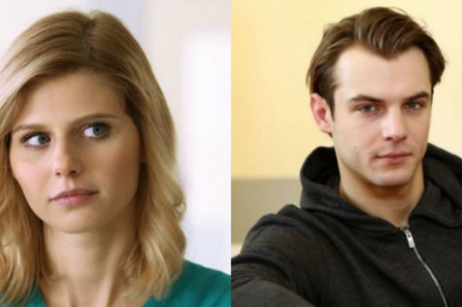Barwy szczęścia. Iwona (Izabela Zwierzyńska), pacjent Paweł Piasecki (Mateusz Rzeźniczak)