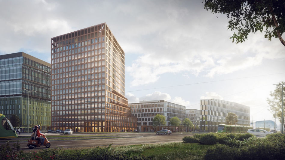 Nowy Rynek w Poznaniu z dominantą projektu Jemsów