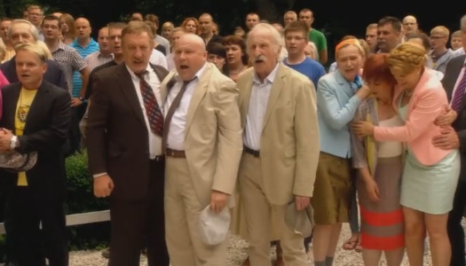 Ranczo 8 sezon odc. 103. Pietrek, Stach Japycz, Hadziuk, Solejuk, Hadziukowa, Więcławska, Solejukowa