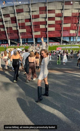 Polskie gwiazdy na koncercie Bad Bunny'ego. Lewandowska w samym staniku, Tarnowska niczym na Coachellę