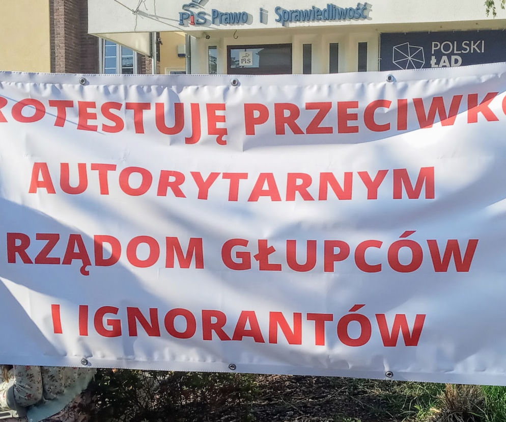 Protest w Szczecinie po przegłosowaniu ustawy Lex TVN