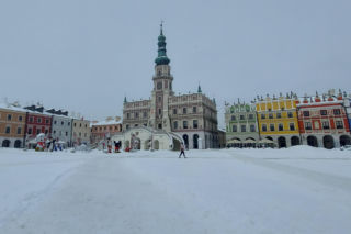 Zamość pod śniegiem.  [ZOBACZ ZDJĘCIA]