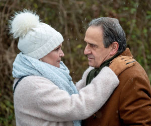Barwy szczęścia odc. 2620. Małgorzata (Adrianna Biedrzyńska), Jerzy (Bronisław Wrocławski)