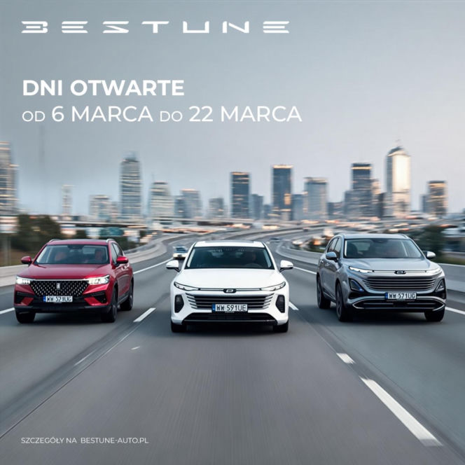 Odkryj Bestune w Białymstoku! Dni Otwarte w Top Auto od 6 do 22 marca