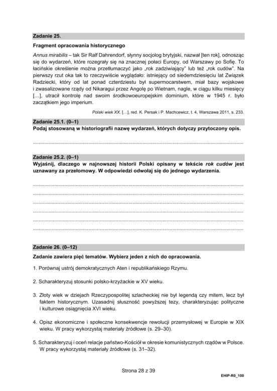 Matura 2021 historia. Odpowiedzi, pytania, arkusze CKE