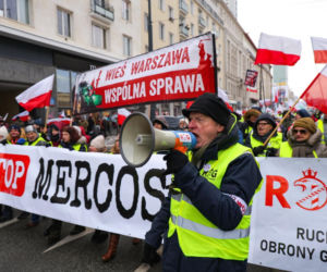Protest rolników w Warszawie (9.01.2026)
