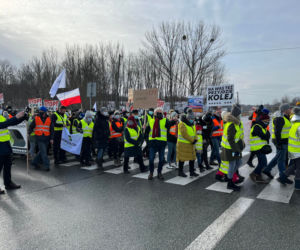 Protest przeciwko CPK