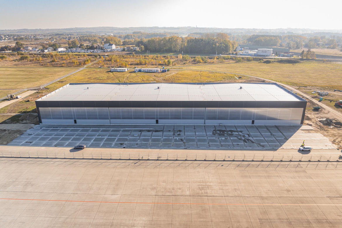 Trwa budowa hangaru do obsługi ruchu general aviation na lotnisku w Pyrzowicach