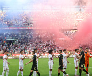 Górnik Zabrze - Ferencvaros: Zdjęcia kibiców z meczu 3. rundy eliminacji Ligi Europy