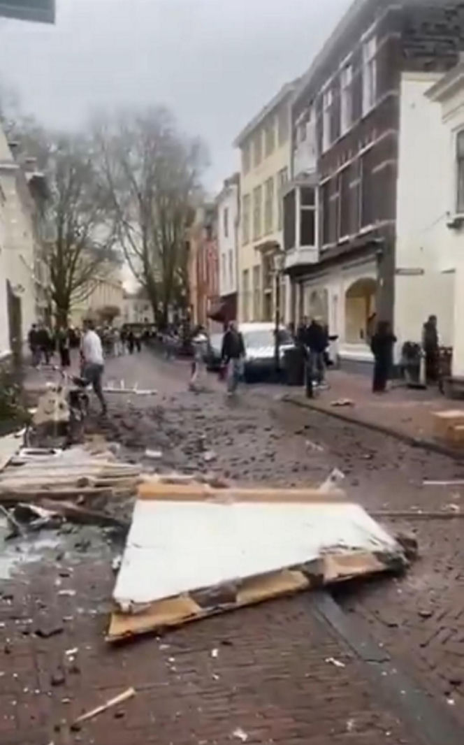 Dwa wybuchy i wielki pożar w centrum Utrechtu. Co najmniej jedna osoba ranna