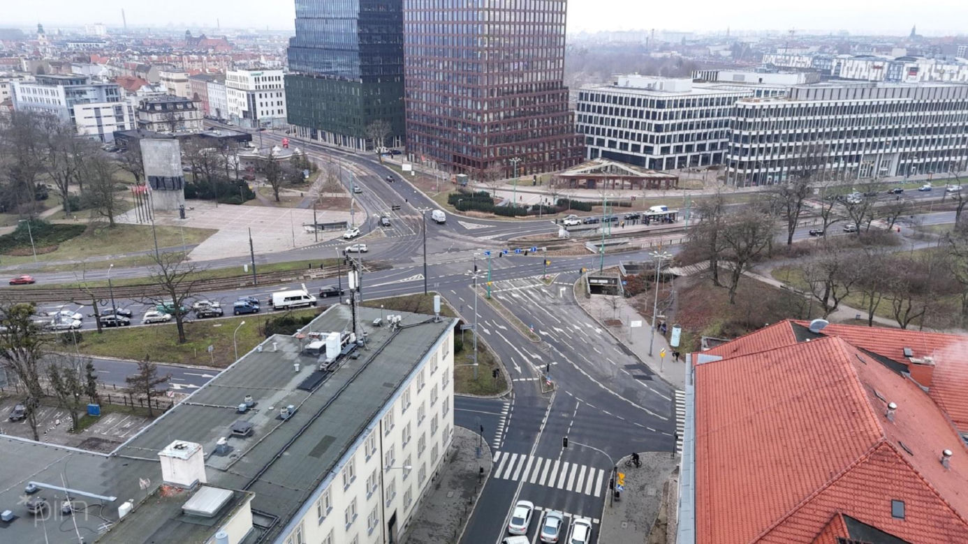 Tramwaj na Ratajczaka w Poznaniu