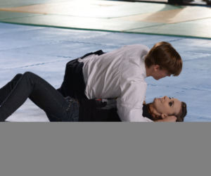 Pierwsza miłość. Melka (Ewa Jakubowicz), Dominik (Tomasz Włosok)
