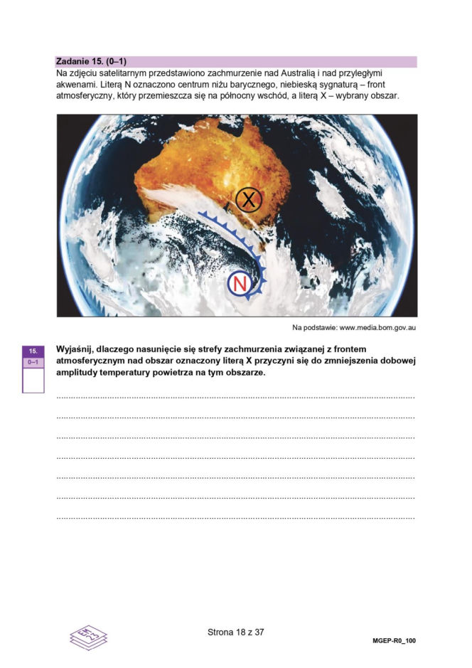 Matura 2026 geografia poziom rozszerzony - arkusz CKE
