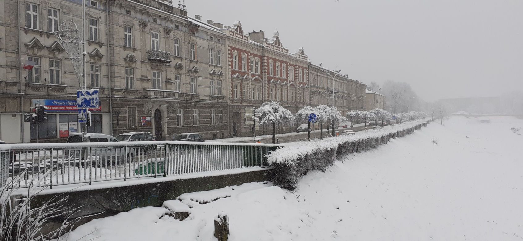 25 stycznia 2021. Przemyśl zasypany śniegiem