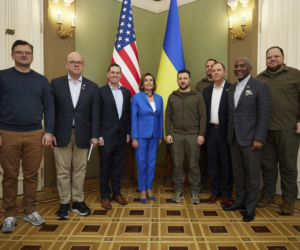 Pelosi odwiedziła Ukrainę i Polskę