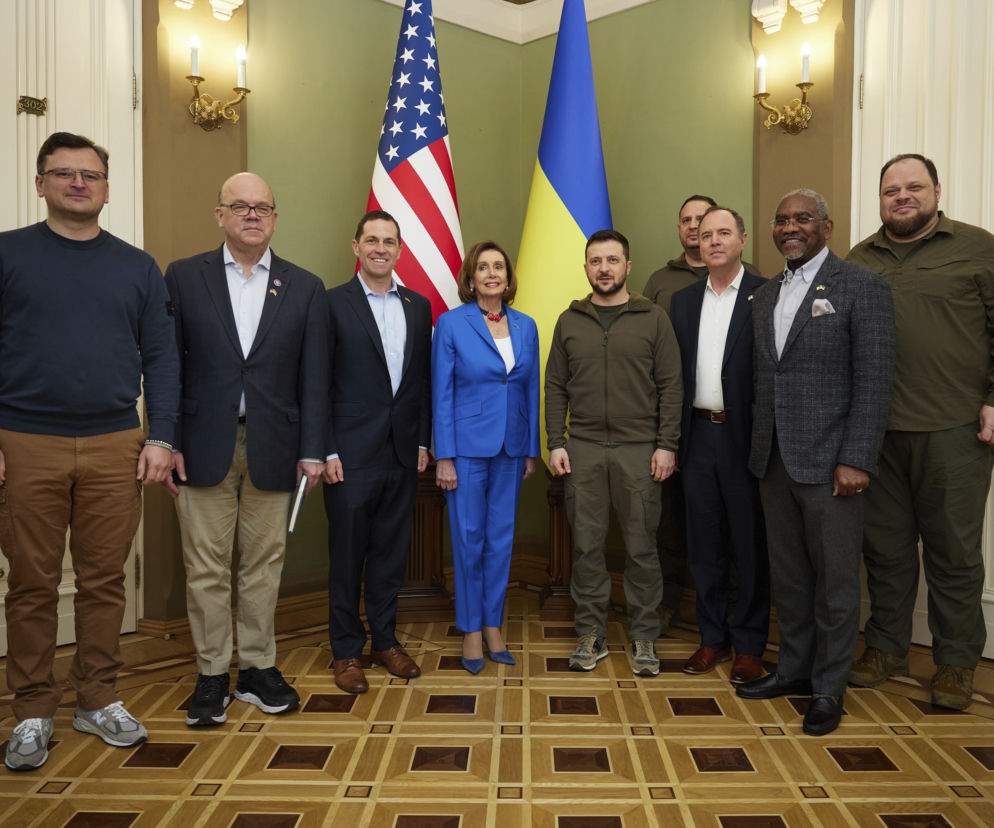 Pelosi odwiedziła Ukrainę i Polskę