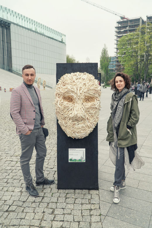Instalacje artystyczne z roślin wykonane w pracowni Architektury Krajobrazu KUL, przez studentów pod okiem wykładowcy mgr. inż. Pawła Adamca