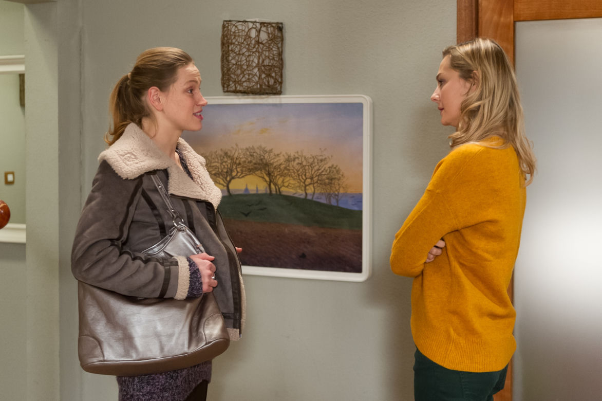 Na Wspólnej odcinek 2650, Sylwia (Alicja Stasiewicz), Zuza (Małgorzata Socha)
