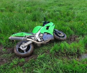 Policjant z grupy SPEED rowerem dogonił motocyklistę. Zobacz NAGRANIE!