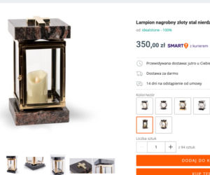 Znicze za kilkaset złotych 