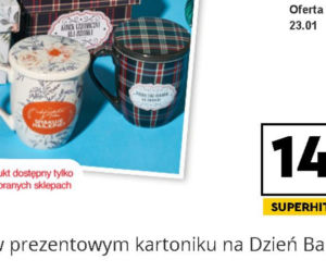 Kubek w prezentowym kartoniku na Dzień Babci i Dziadka