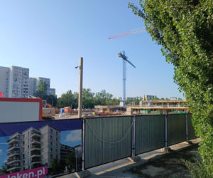 Budowa inwestycji Ale! KEN przy metrze Imielin w Warszawie