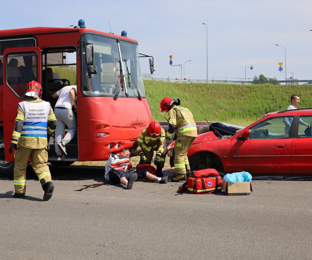 ćwiczenia służb Ratunkowych Tomaszów Lubelski