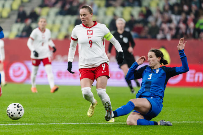 Polska - Słowenia: Najwierniejsi kibice wspierali reprezentację Polski kobiet. Dużo zdjęć z Gdańska