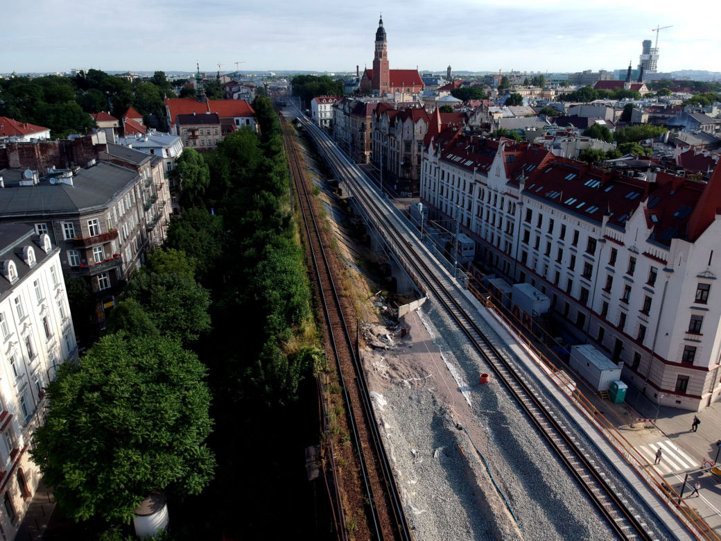 Pociągi na nowych estakadach w Krakowie!