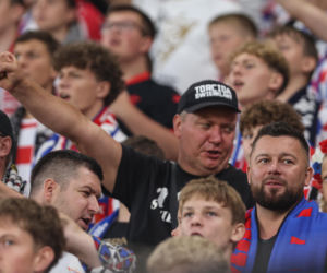 Górnik Zabrze - AS Monaco: Zdjęcia kibiców i zawodników z meczu eliminacji Ligi Konferencji