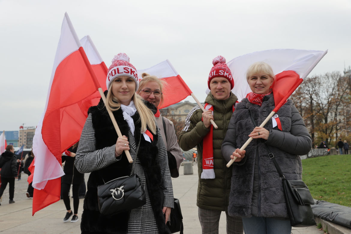 Marsz Niepodległości w Warszawie 