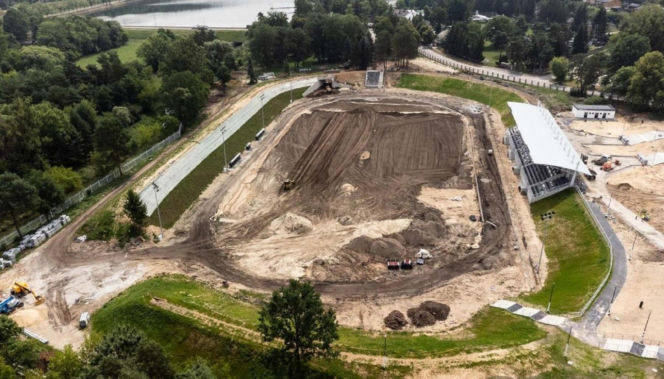 Remont stadionu Granatu w Skarżysku (lipiec 2026)