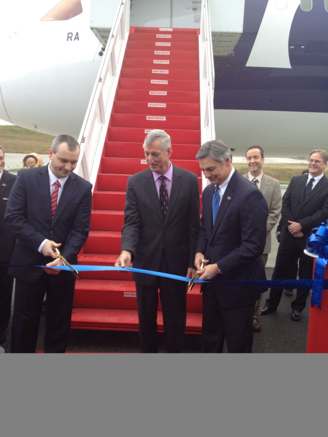Dreamliner tuż przed startem