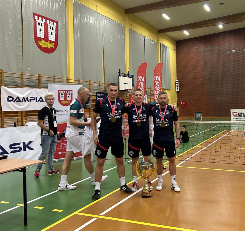 Top Spin Wójcin obronili tytuł Mistrza Polski w siatkonodze podczas mistrzostw w Kleczewie