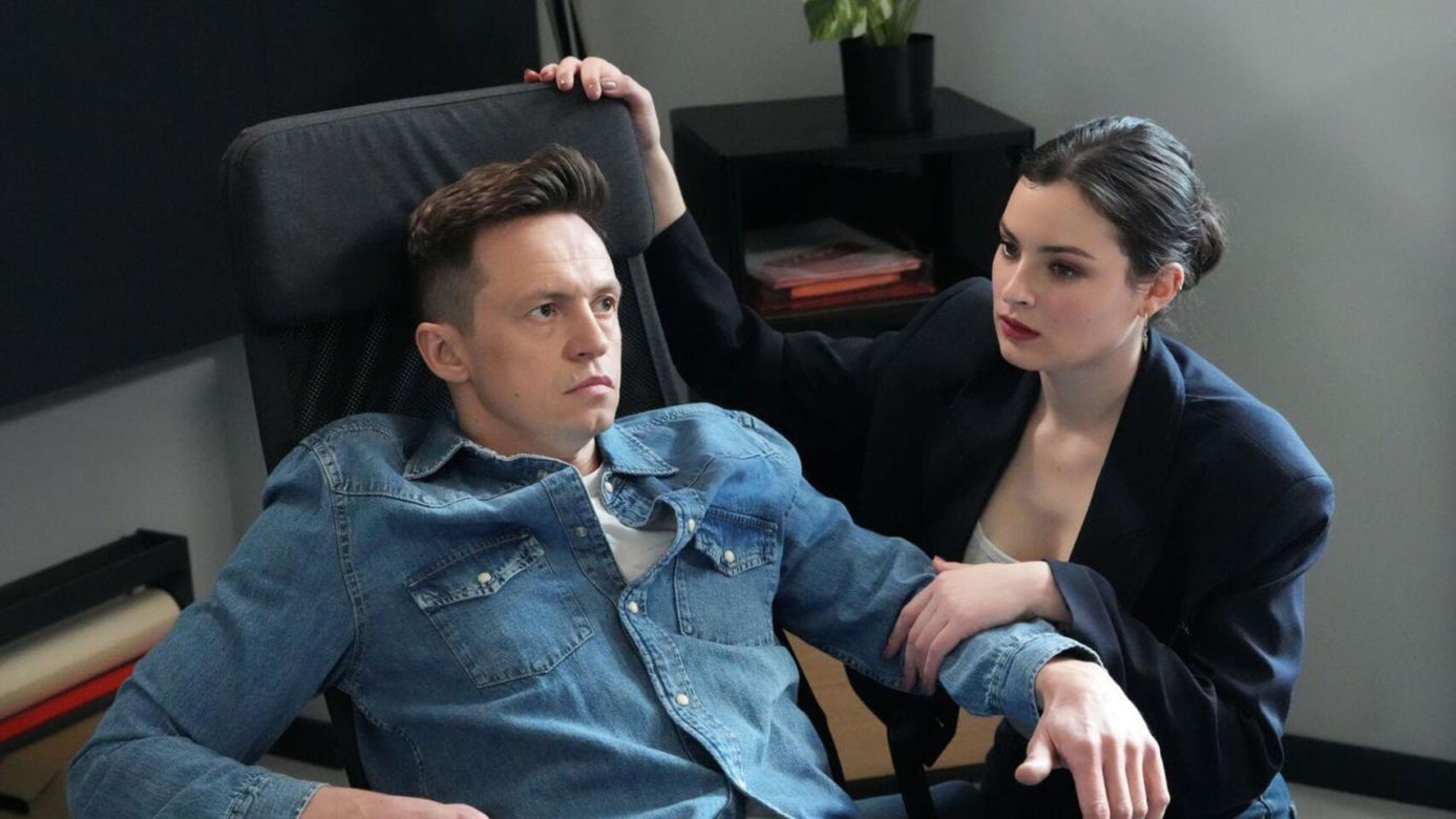 Barwy szczęścia odc. 3231. Błażej Modrzycki (Piotr Ligienza), Weronika (Maria Świłpa)