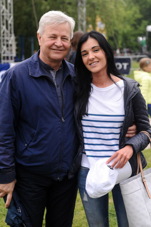 Apoloniusz Tajner i Izabela Podolec w 2015 roku